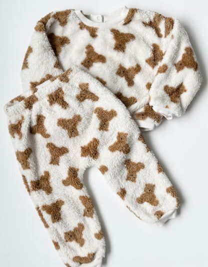 Baby Gap Fuzzy Teddy Sweater & Pants Set (18-24 Months)