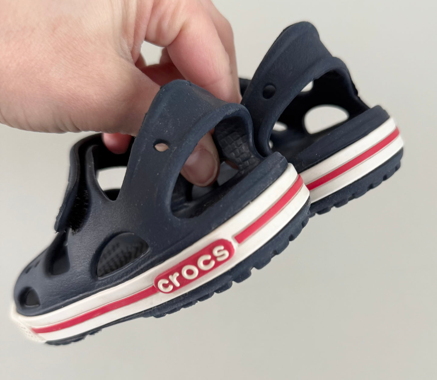 Crocs Navy Crocband ll Sandals (8)