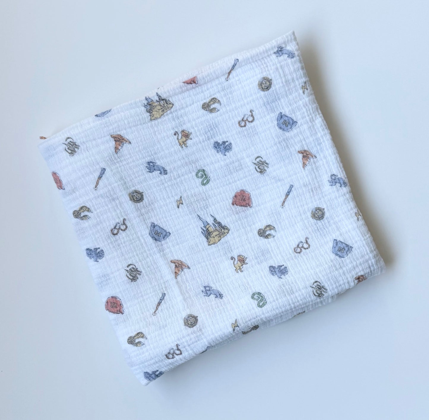 Aden + Anais x Harry Potter White Muslin Swaddle Blanket