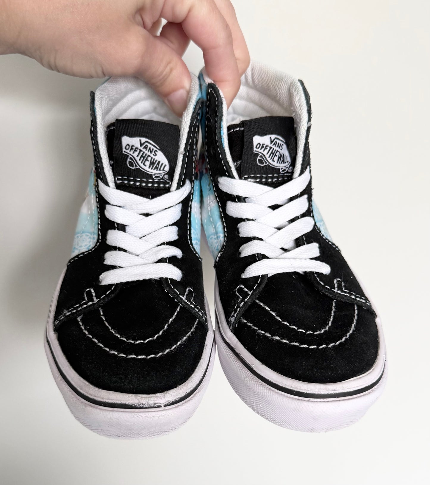 Vans x Sailor Moon Black & White High Top Lace Up Sneakers (11)