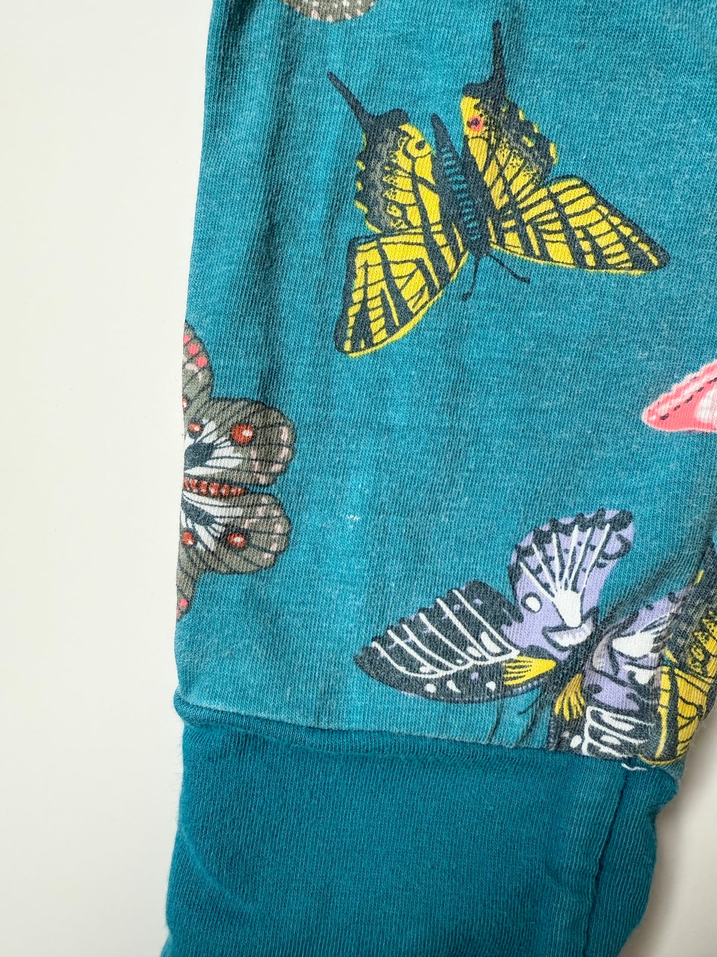 Bonds Wondersuit Blue Butterflies Sleeper Romper (12-18 Months)