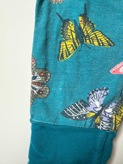Bonds Wondersuit Blue Butterflies Sleeper Romper (12-18 Months)