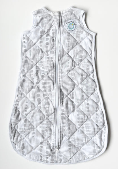Dreamland Baby White & Grey Speckled Weighted Sleep Sack (0-6 Months)