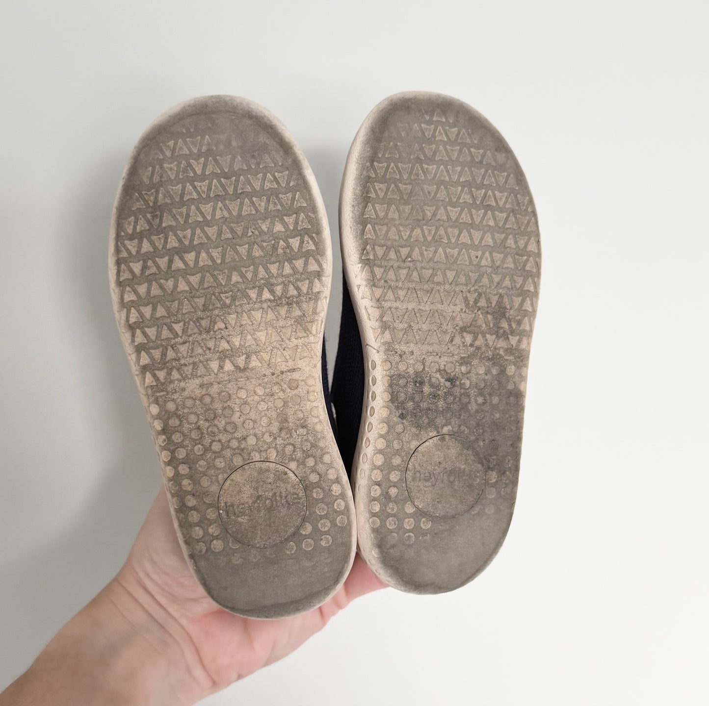 Heyfolks Navy Knit Stretch Slip On Sneaker (8)