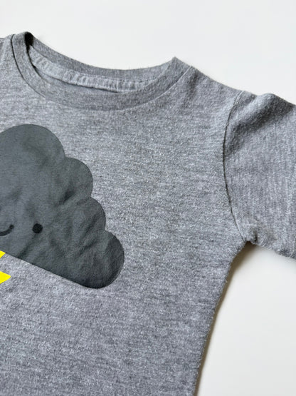 Whistle & Flute Grey Storm Cloud T-Shirt (6-12 Months)