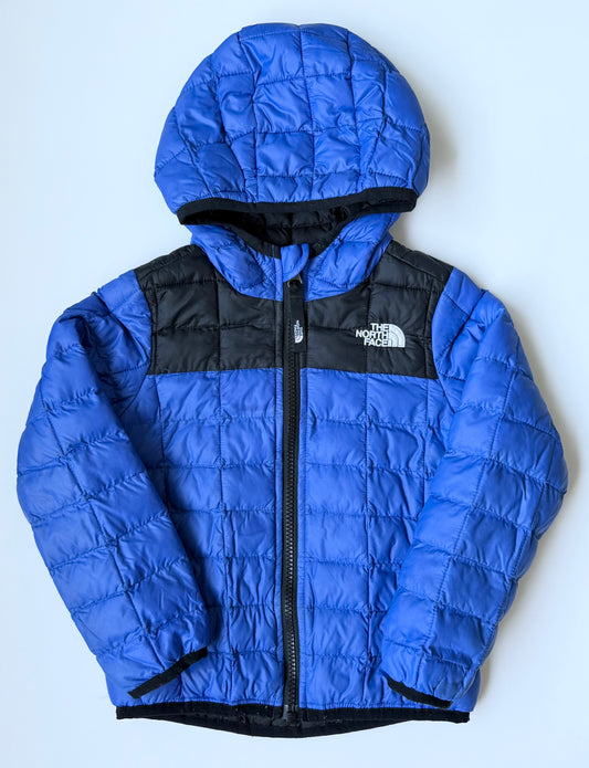 The North Face Blue & Black Puffer Thermoball Fall Jacket (3T)