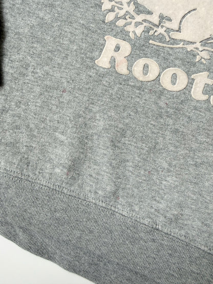 Roots Kids Grey Sparkle Cropped Sweater (5 Years)