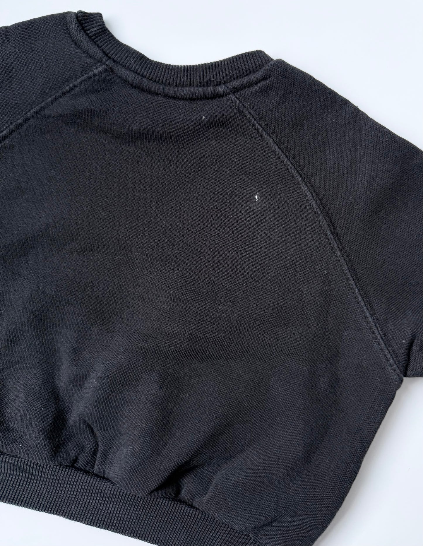 Zara Black Two Pocket Crewneck Sweater (12-18 Months)