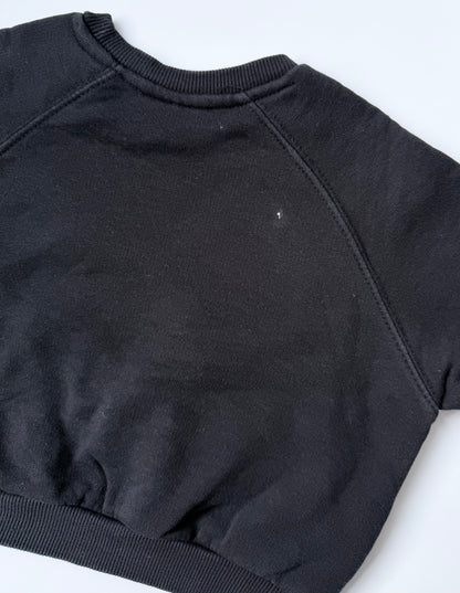 Zara Black Two Pocket Crewneck Sweater (12-18 Months)
