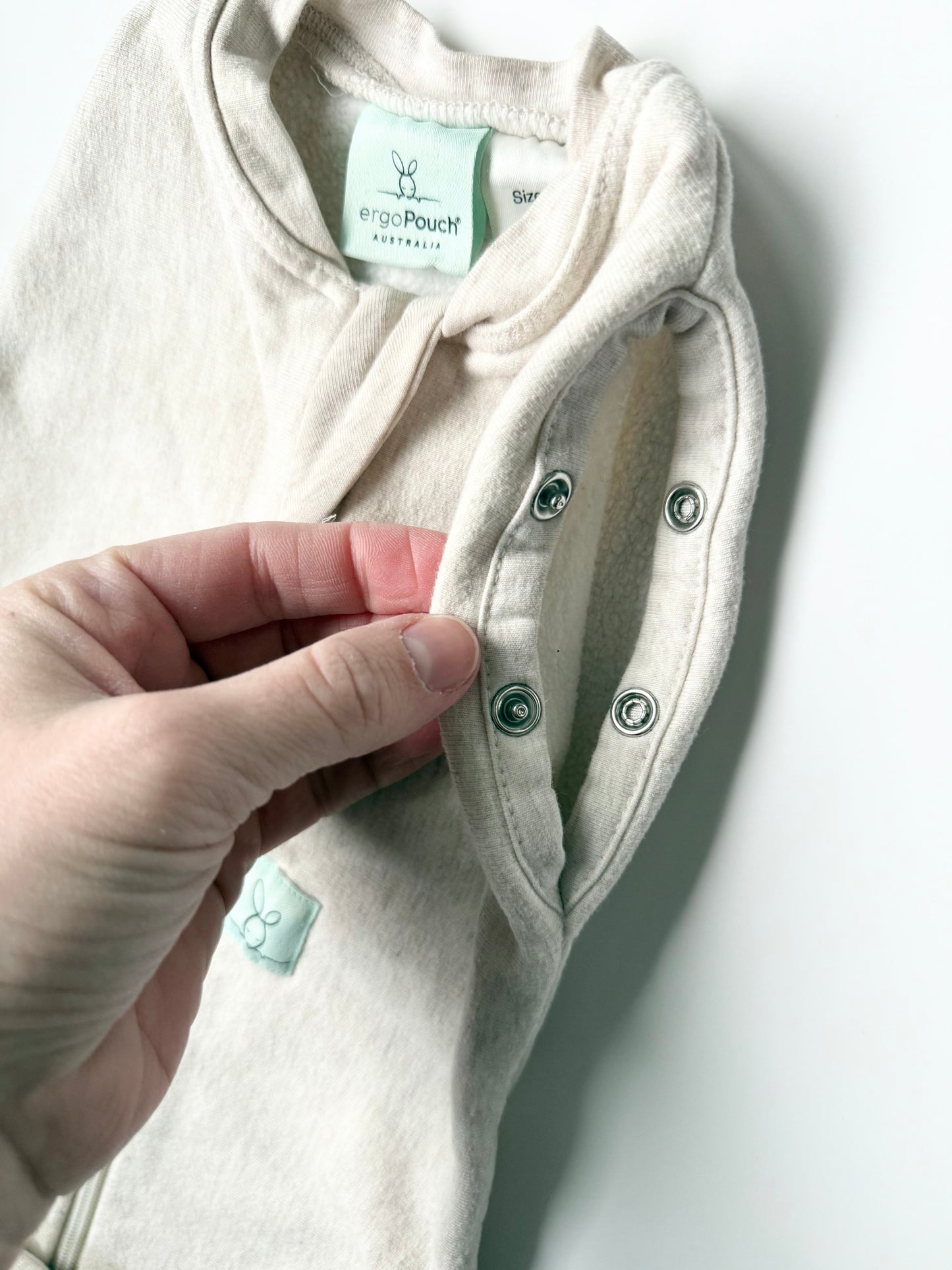 ErgoPouch Heathered Beige Sleep Cocoon (3-6 Months)