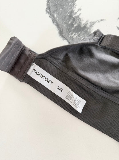 Momcozy Nursing/Pumping Hands-Free Bra in Leopard Smoke (3XL)