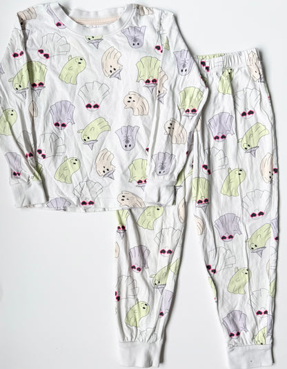 George White Girlir Ghosts Two Peice PJ Set (4-5 Years)