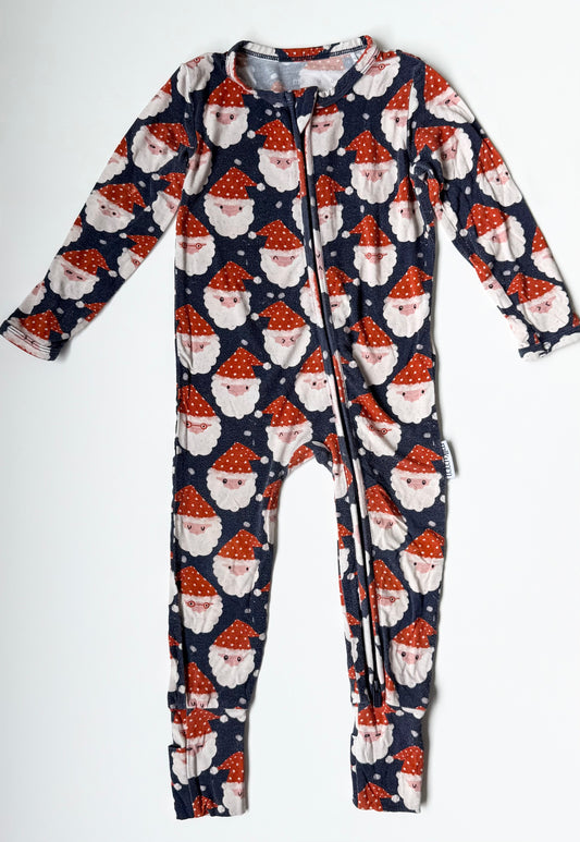 Milk + Coco Santa Sleeper Romper (12-18 Months)
