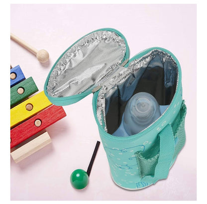 USB Baby Bottle Warmer - Blue Doodle