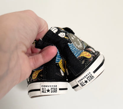 Converse Black Camping High Top Stretch Lace & Velcro Sneakers (9)