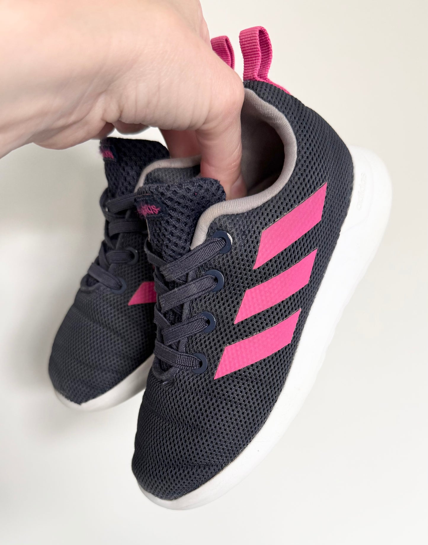 Adidas Dark Blue & Pink Stretch Lace Sneakers (10)