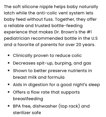 Dr. Browns Glass 4oz Bottles & Accessories