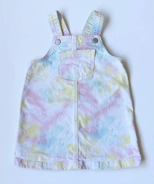 Old Navy Light Pastel Tie Dye Jean Skirtall (3T)