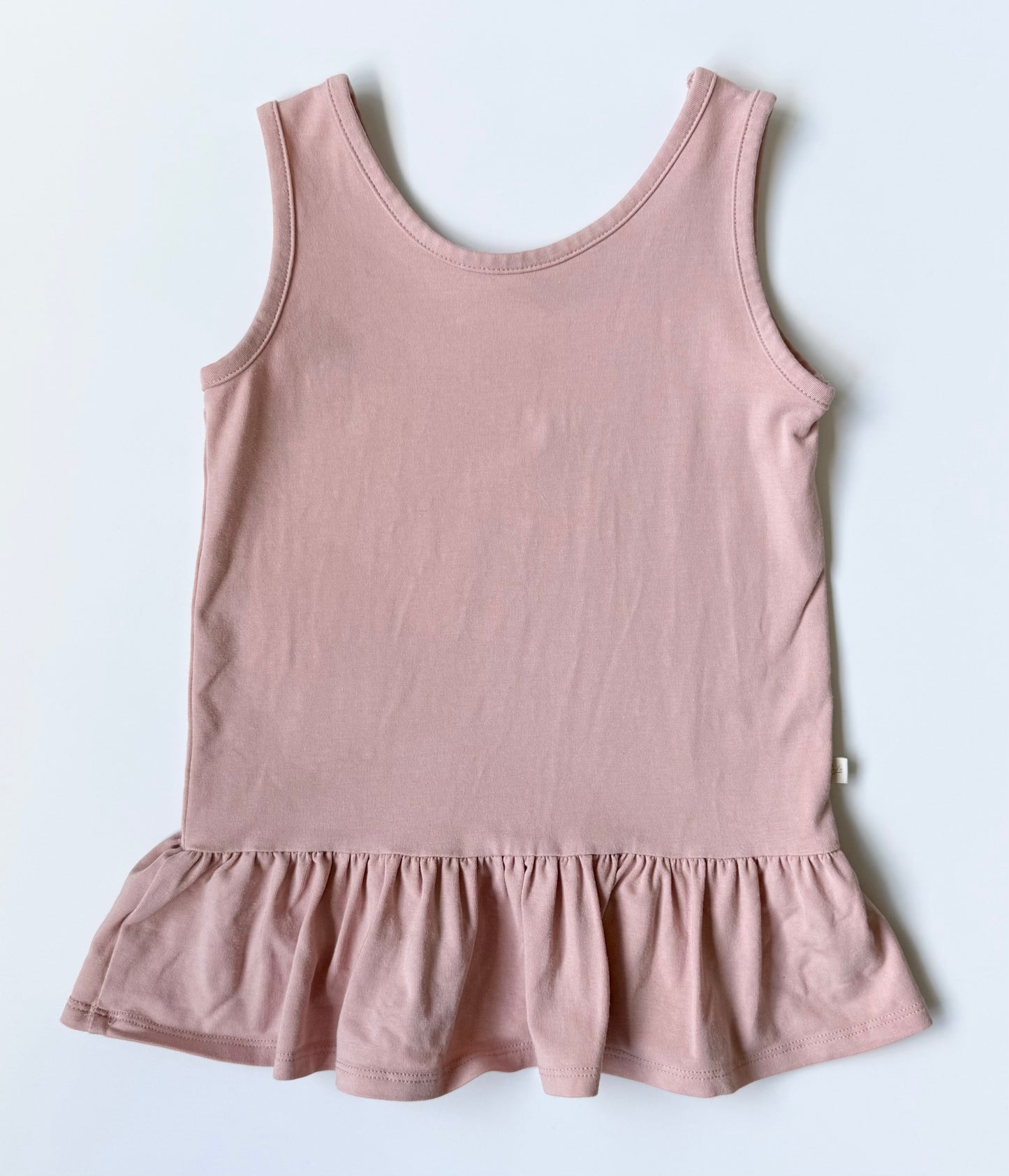 Jax & Lennon Pink Peplum Tank Top (3/4 Years)