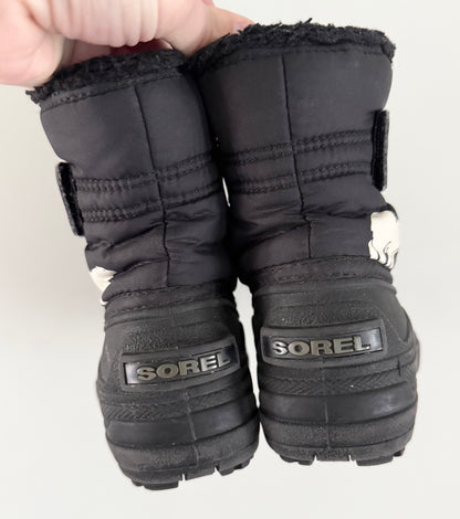 Sorel Black Snow Commander Winter Boots (6)