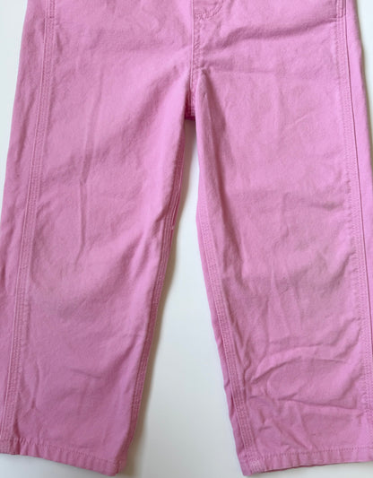 Carhartt Light Pink Canvas Bib Overalls (4T)