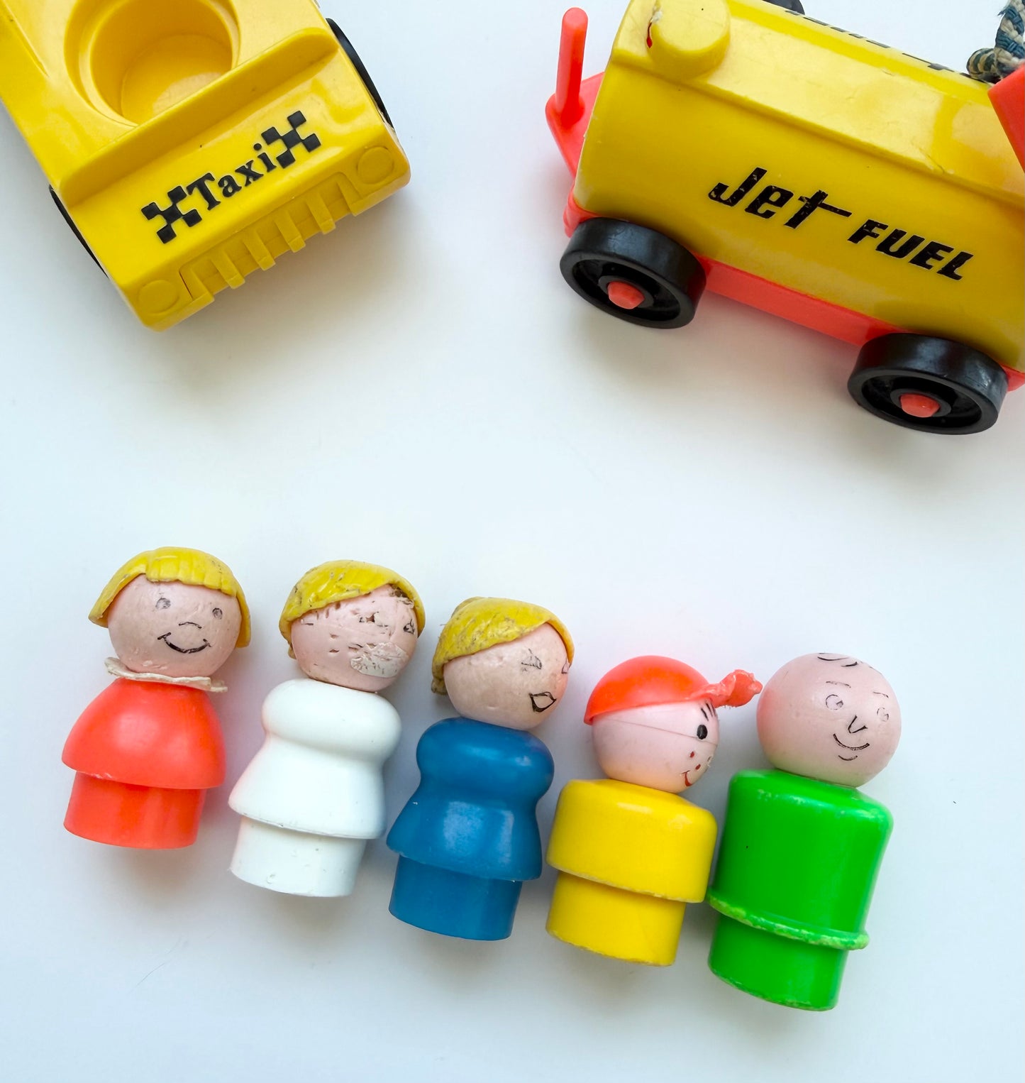 Vintage Fisher-Price Little People Figurine & Vehicle Bundle