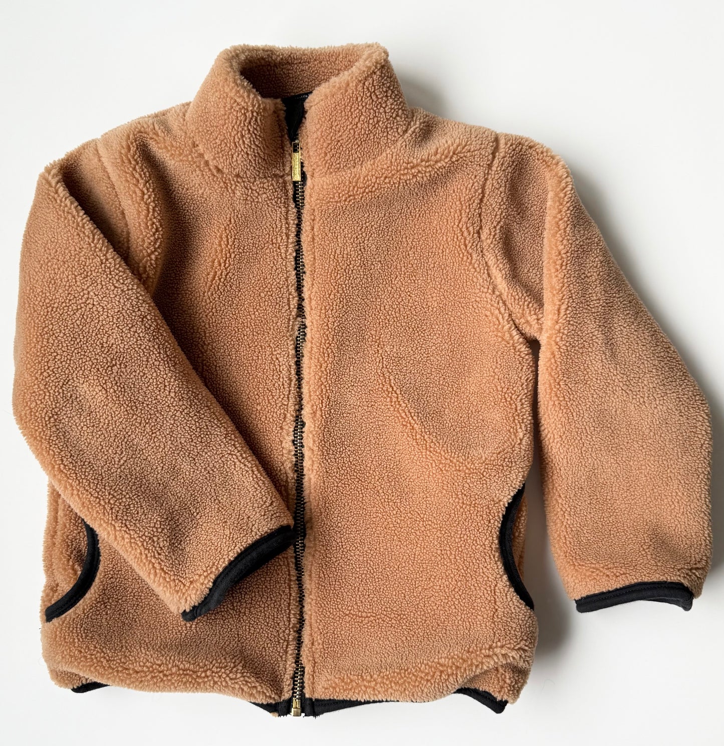 Little Bipsy Brown Sherpa Jacket (3T-4T)