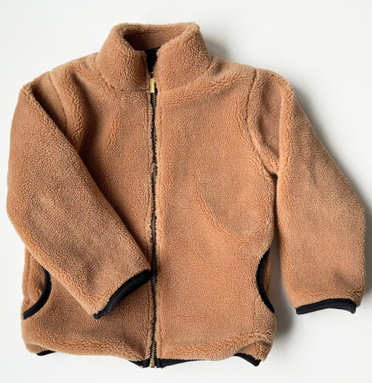 Little Bipsy Brown Sherpa Jacket (3T-4T)