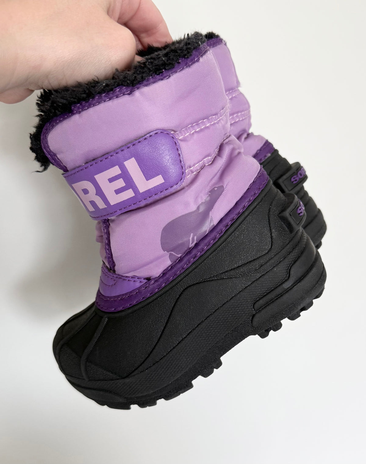 Sorel Purple Snow Commander Winter Boots (8)