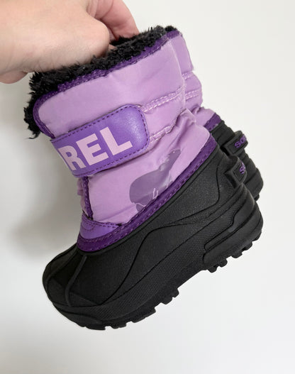 Sorel Purple Snow Commander Winter Boots (8)