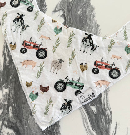 Copper Pearl Baby Bandana Drool Bibs