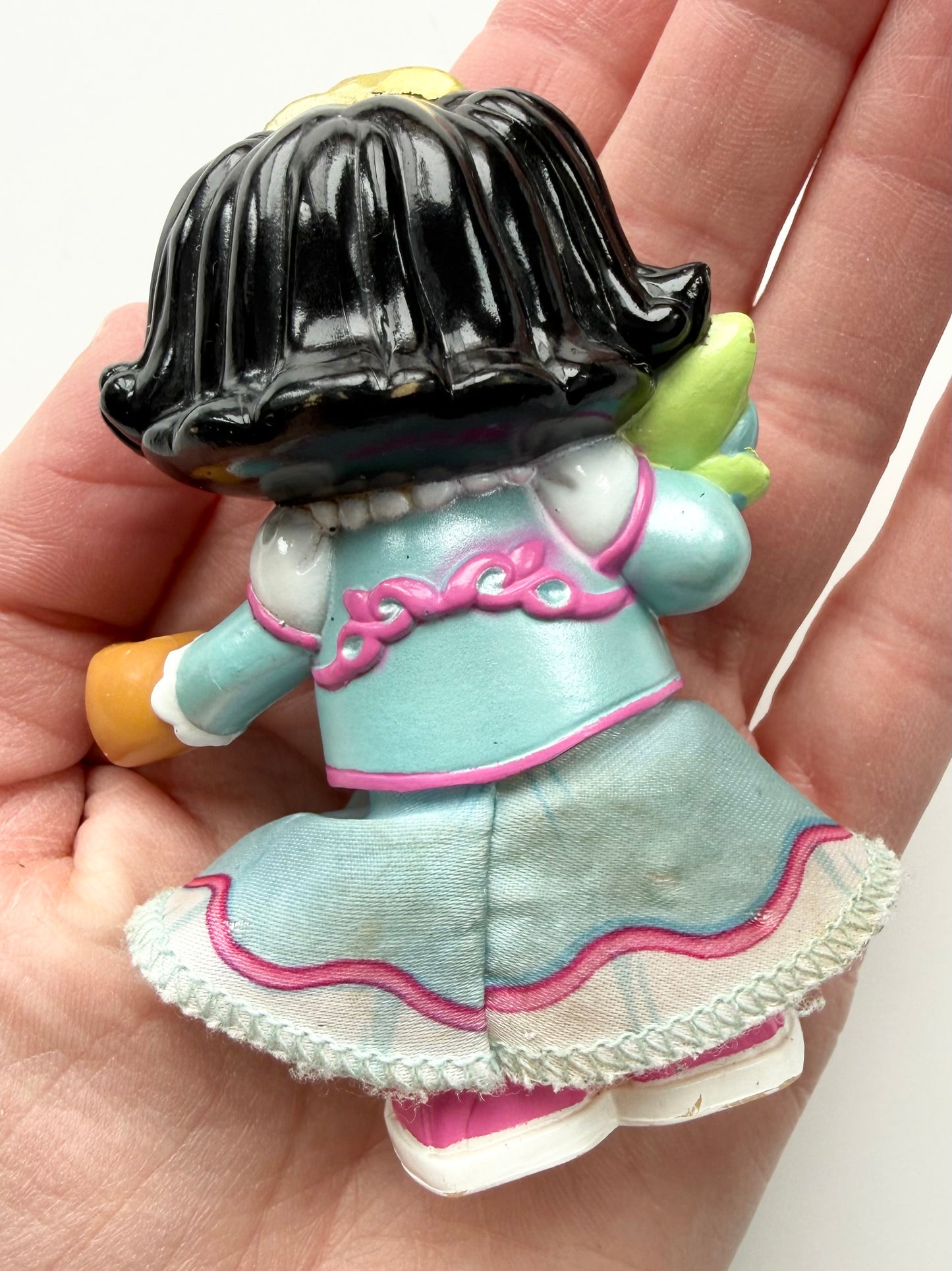Fisher-Price Little People Princess Mia With Cloth Skirt Figurine