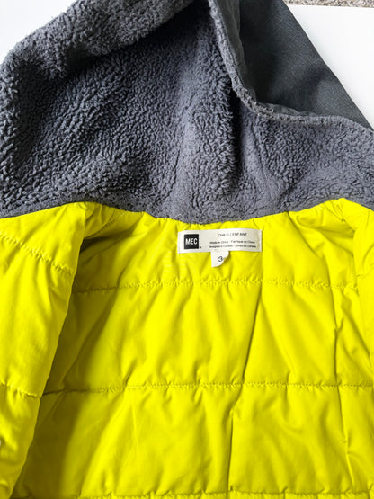 MEC Dark Heathered Grey & Neon Interior Jacket (3T)
