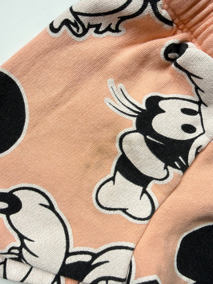 Zara x Disney Peach Mickey & Friends T-Shirt & Matching Shorts (2 Years)