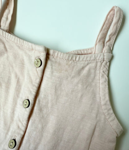 Zara Light Pink Tank Jumpsuit (12-18 Months)