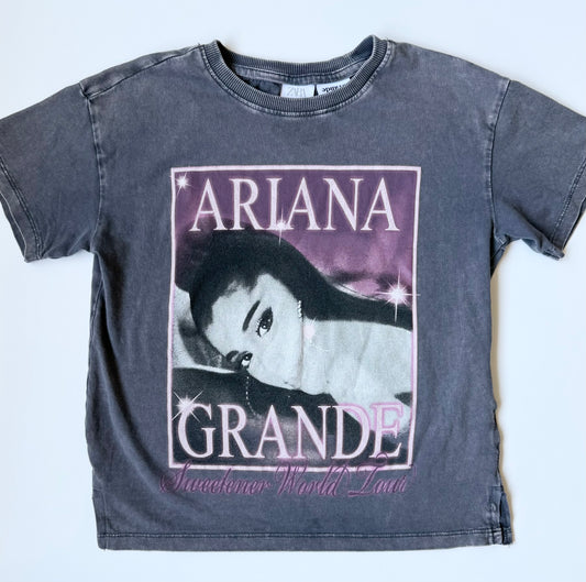 Zara x Ariana Grande Grey & Pink T-Shirt (6-7 Years)