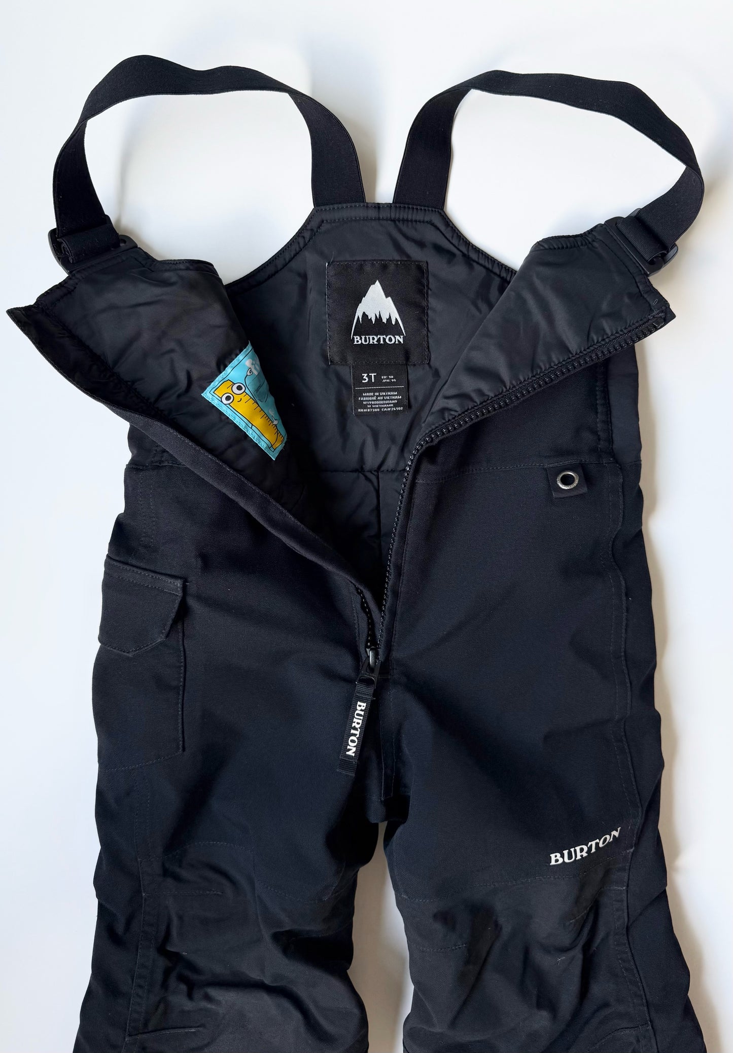 Burton Black Maven Bib Snow Pants (3 Years)