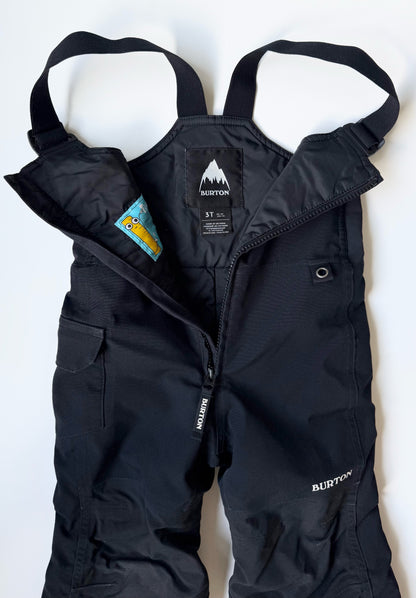 Burton Black Maven Bib Snow Pants (3 Years)