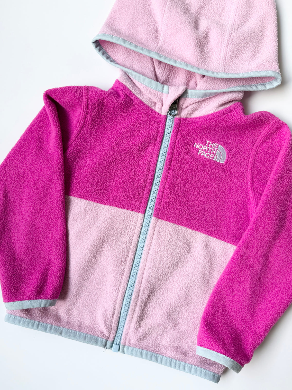 The North Face Pink Shades Fleece Hooded Zip Up (12-18 Months)