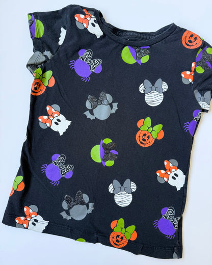 Disney Halloween Black Minnie Costume Heads T-Shirt (5/6 Years)