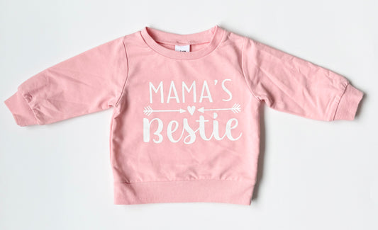 PatPat Pink “Mama’s Bestie” Sweater (3-6 Months)