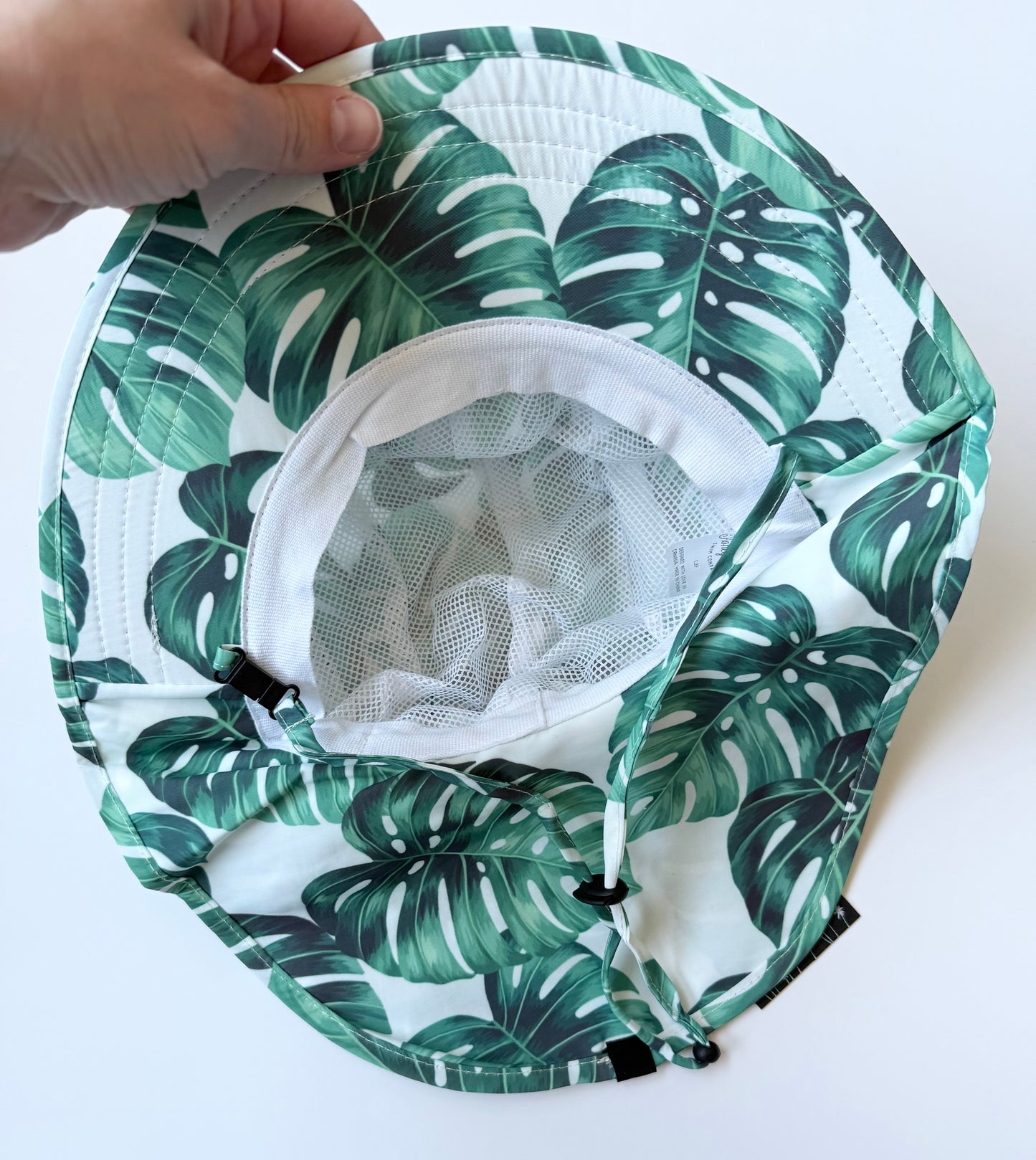 Honeysuckle Swim Tropical Leaves Sun Hat - New (1-3 Years)