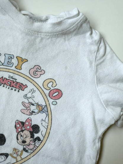 Disney Mickey & Co. White Characters T-Shirt (2T)