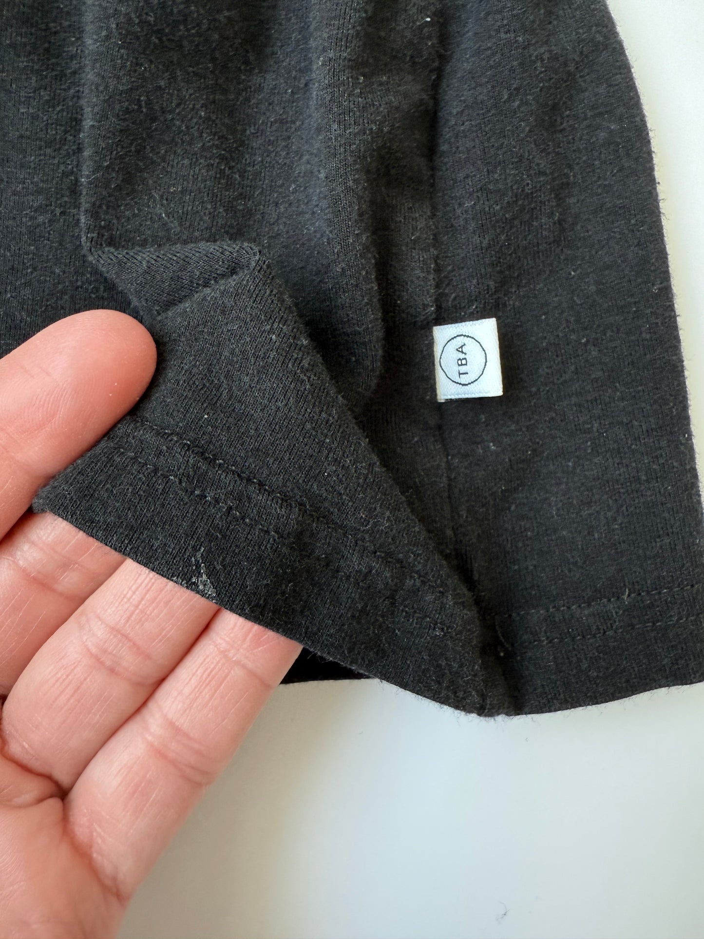Tiny Button Apparel Black Tiered Peplum Long Sleeve (2/3T)