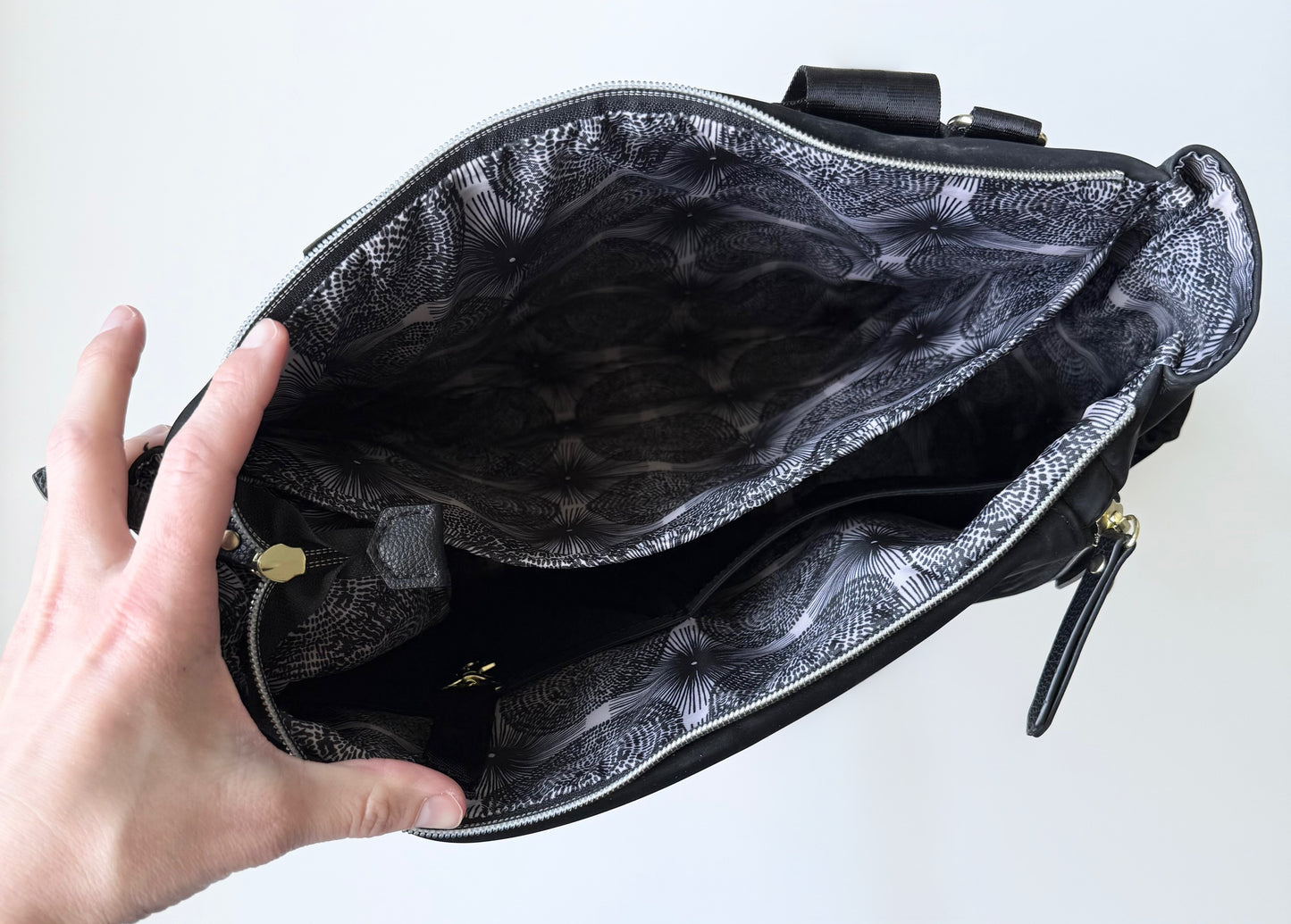 Petunia Pickle Bottom Pivot Backpack Diaper Bag in Twilight Black