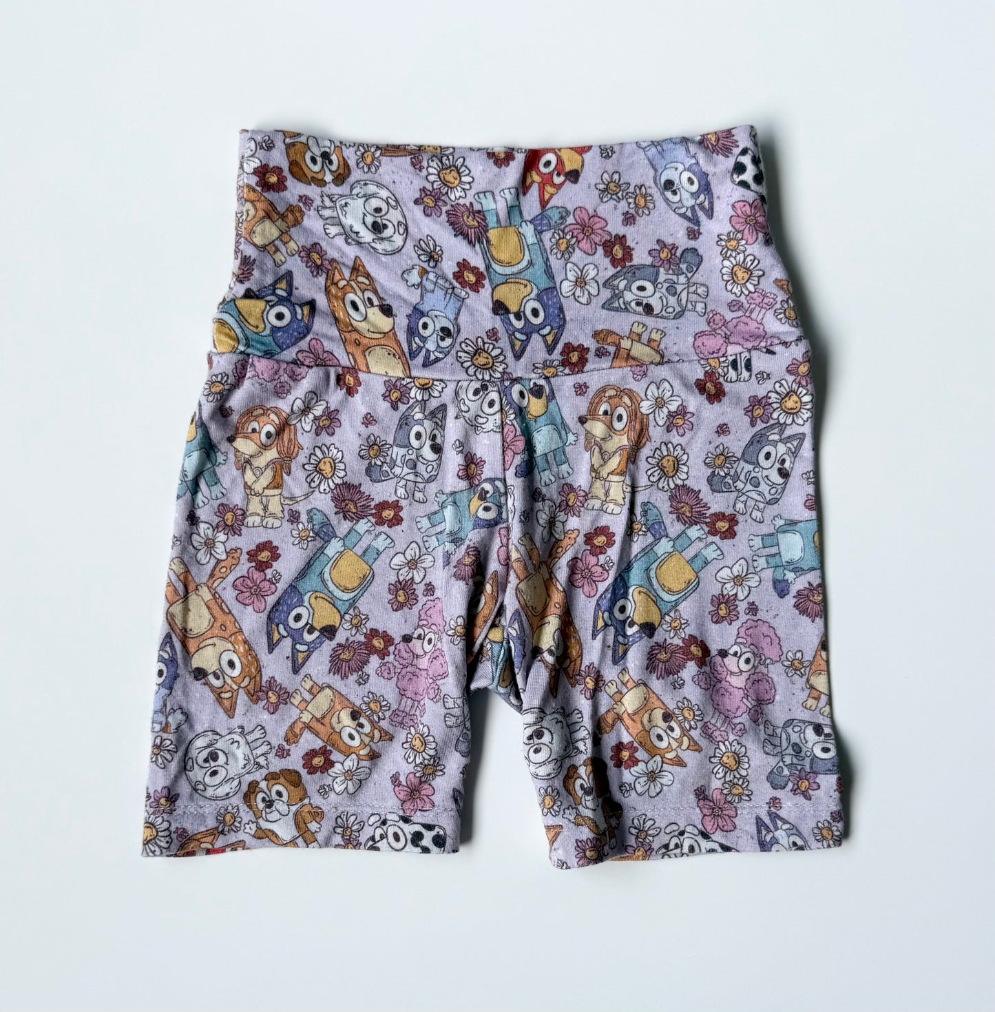 Mimi & Mouse Purple Bluey Biker Shorts (18-24 Months)