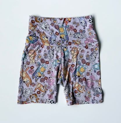 Mimi & Mouse Purple Bluey Biker Shorts (18-24 Months)