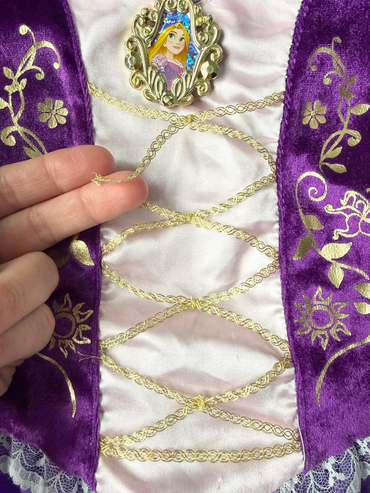 Disney Rapunzel Purple Costume Dress (4-6 Years)
