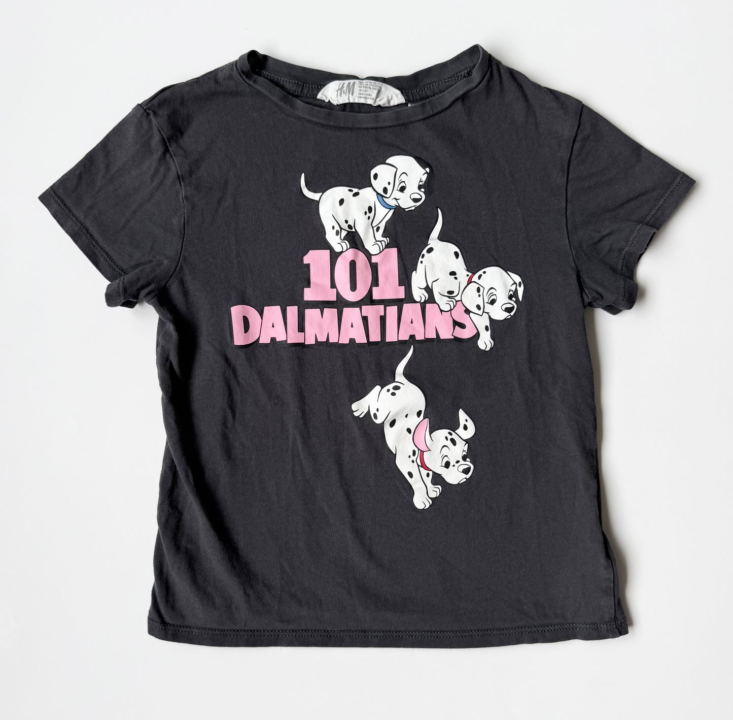 H&M x Disney Dark Grey 101 Dalmatians T-Shirt (4-6 Years)