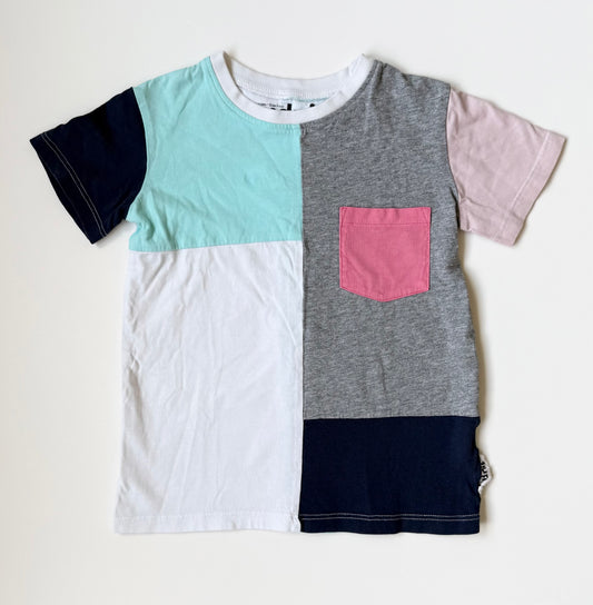 Nudnik Color Blocking Patchwork T-Shirt (4T)